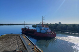 250723 Kawatiri Dredge Westport Harbour